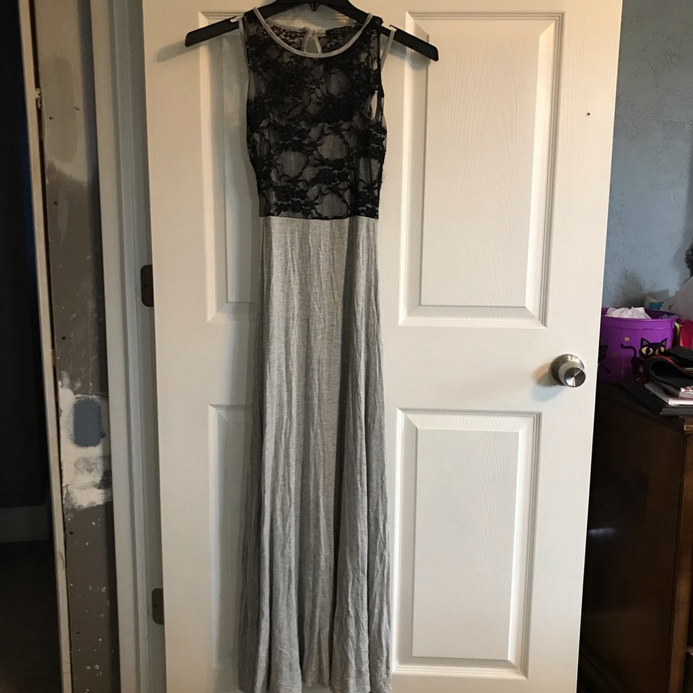 Women’s half lace maxi dress